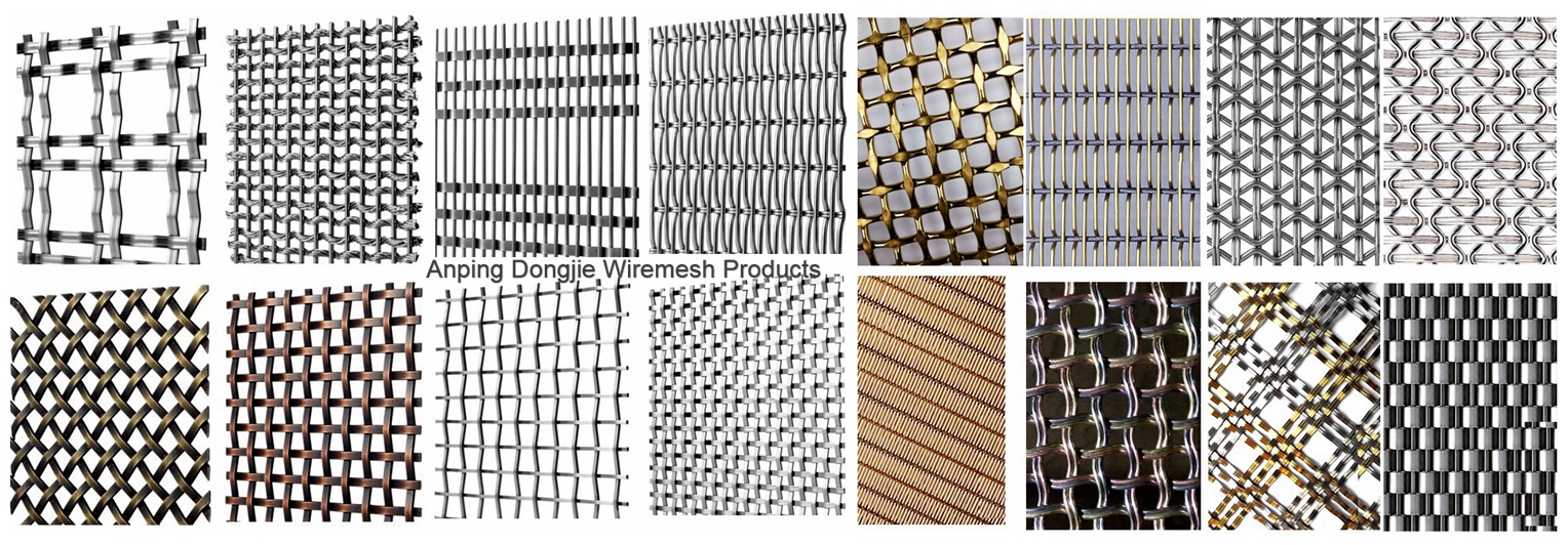 China Decorative Wire Grilles/Architectural Flat Wire Mesh/Crimped Woven  Wire Mesh factory and suppliers