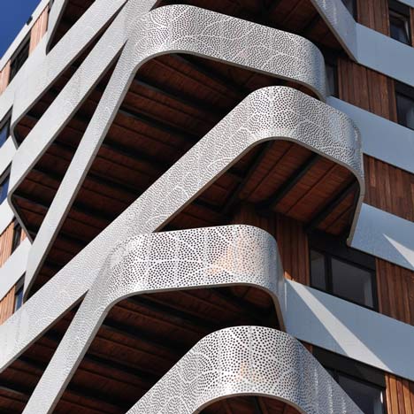 Perforated Metal Facade Cladding
