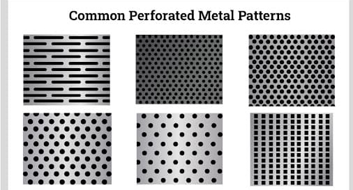almindelige-perforerede-metal-mønstre