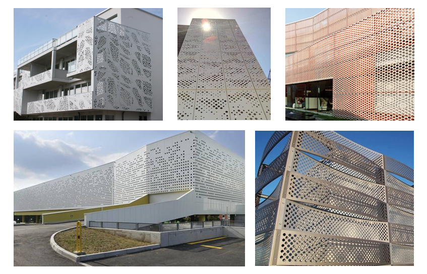 Perforated Metal Facade Cladding Factory