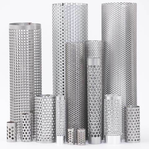 Perforated Tubes, China Factory Filter Tube, Perforated Cylinder Filter Tube, Stainless Steel Filter Tube