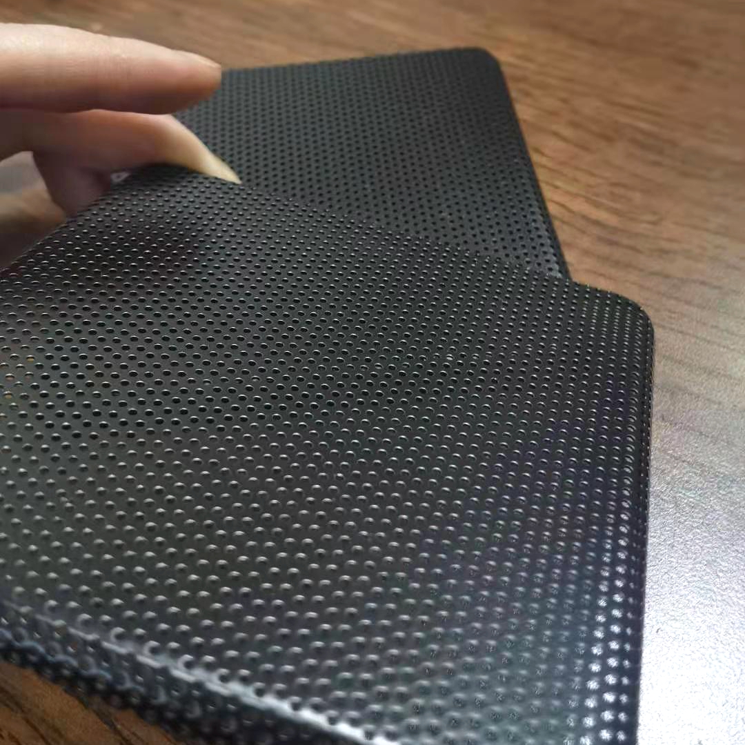 Black Perforated Mesh